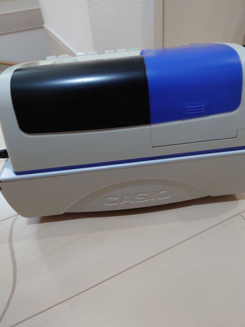 カシオ　レジスター　CASIO TE-M80 廃盤　希少ブルー