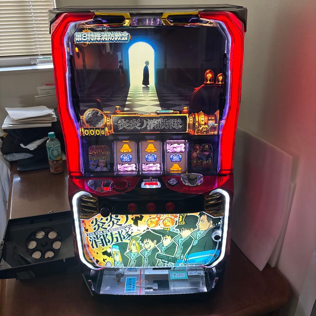パチスロ実機　Ｓ炎炎ノ消防隊　不要機付き
