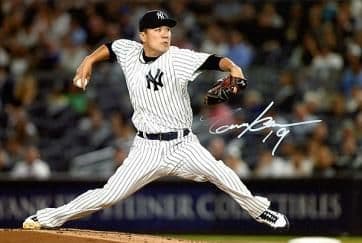田中将大（ニューヨーク・ヤンキース）投手直筆サイン入りフォト証明書付