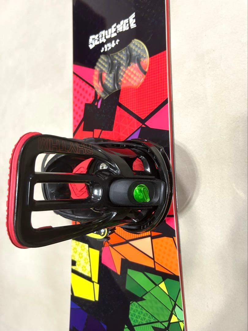 美品　スノーボードセット　SALOMONセット　154 ビンディング付　ケース付