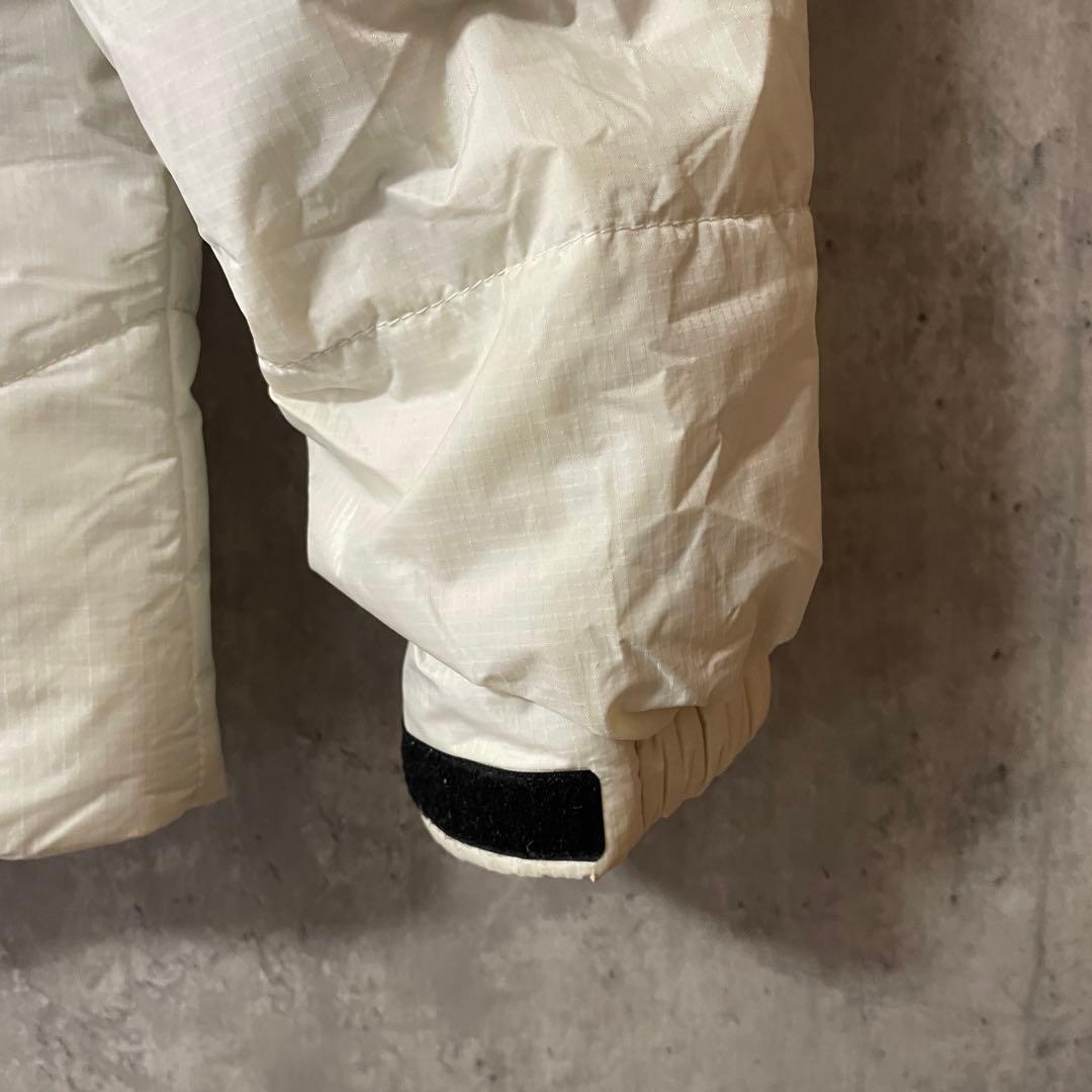 salomonサロモンスキーウェアスノーボードジャケットダウン中綿パーカー白希少