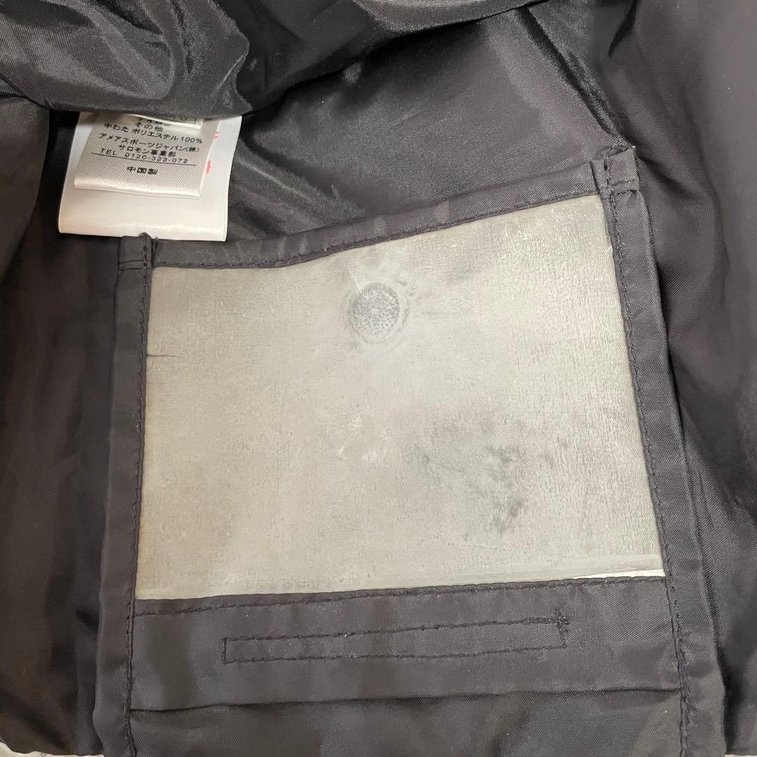 salomonサロモンスキーウェアスノーボードジャケットダウン中綿パーカー白希少