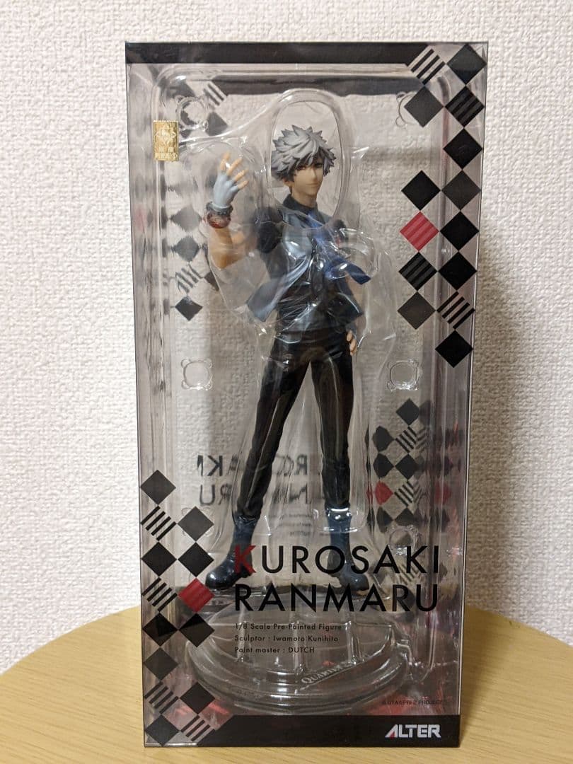 うたの☆プリンスさまっ♪マジLOVE2000%黒崎 蘭丸フィギア3点、缶バッチ