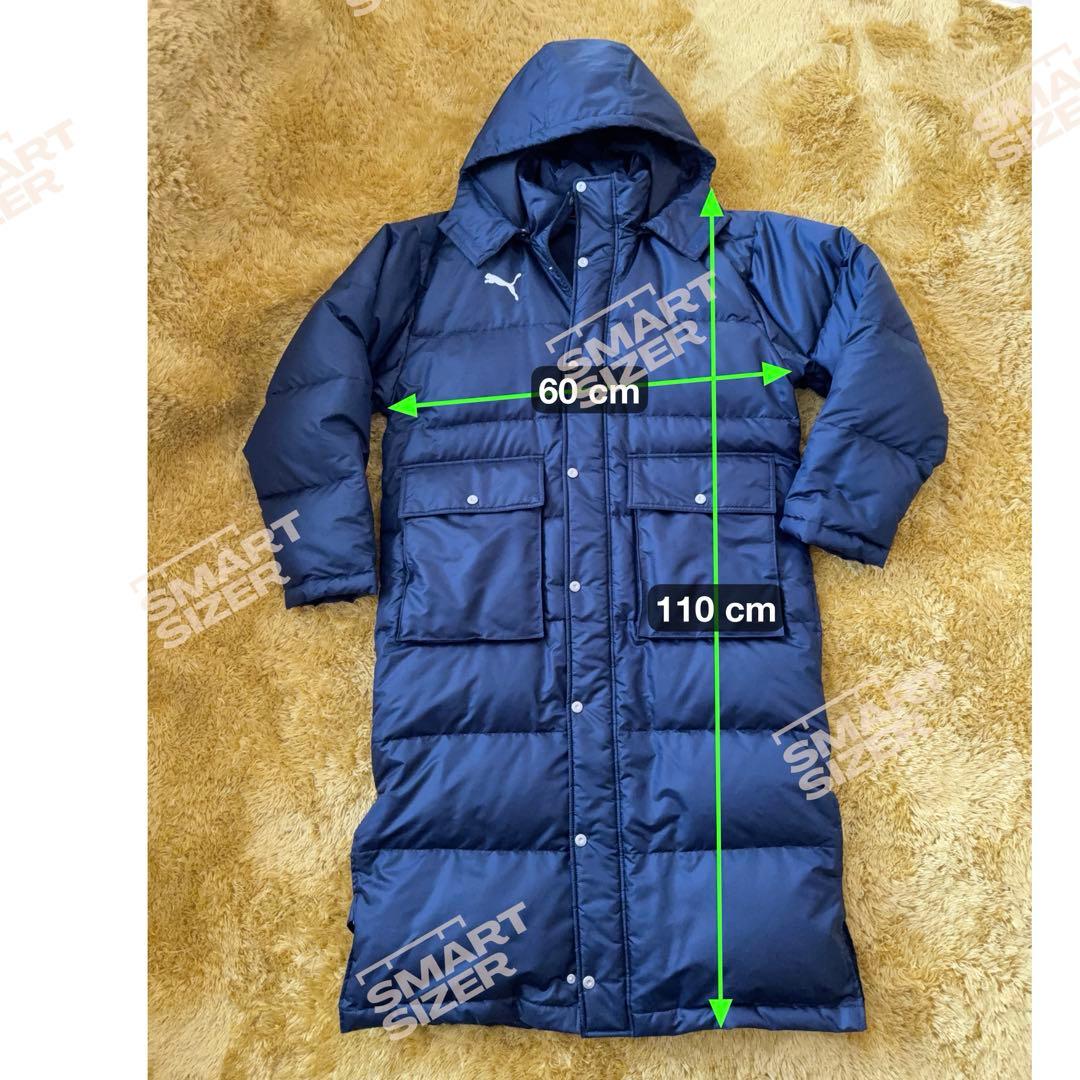 【PUMA】ダウンベンチコート／2XL・3L相当／防寒・観戦・部活◎