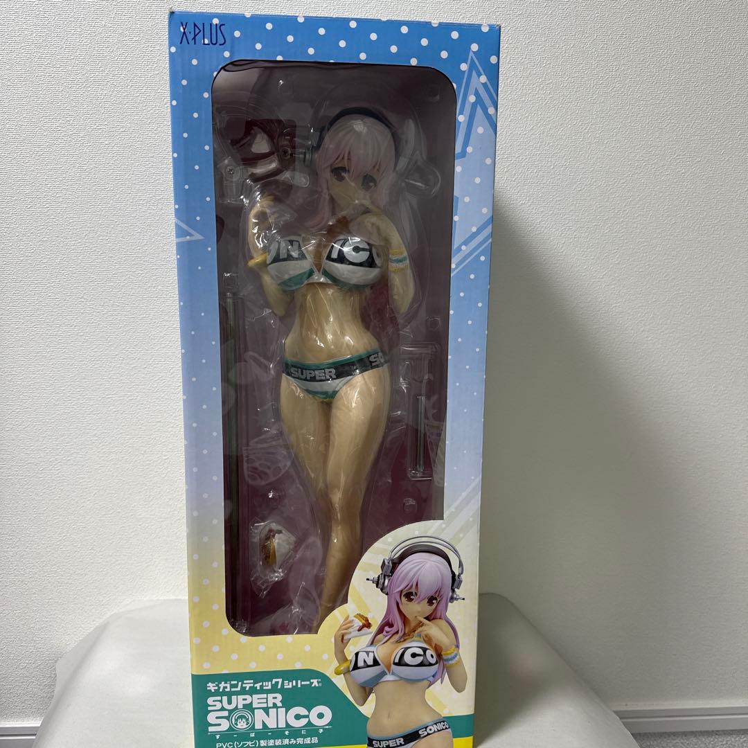 すーぱーそに子 水着フィギュア ギガンテック　ソフビ