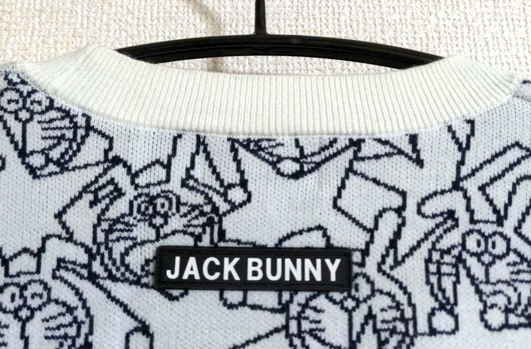 再再再値下新品　ジャックバニー　ニット5 ドラえもん　白　メンズ定価19800円