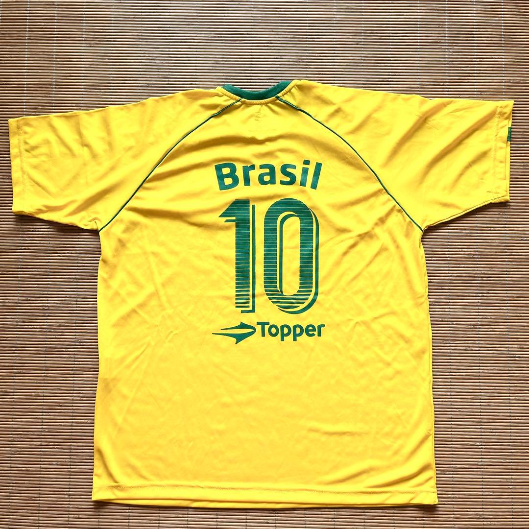 美品　TOPPER サッカー　ブラジル代表 ユニフォーム　XLサイズ　現地購入