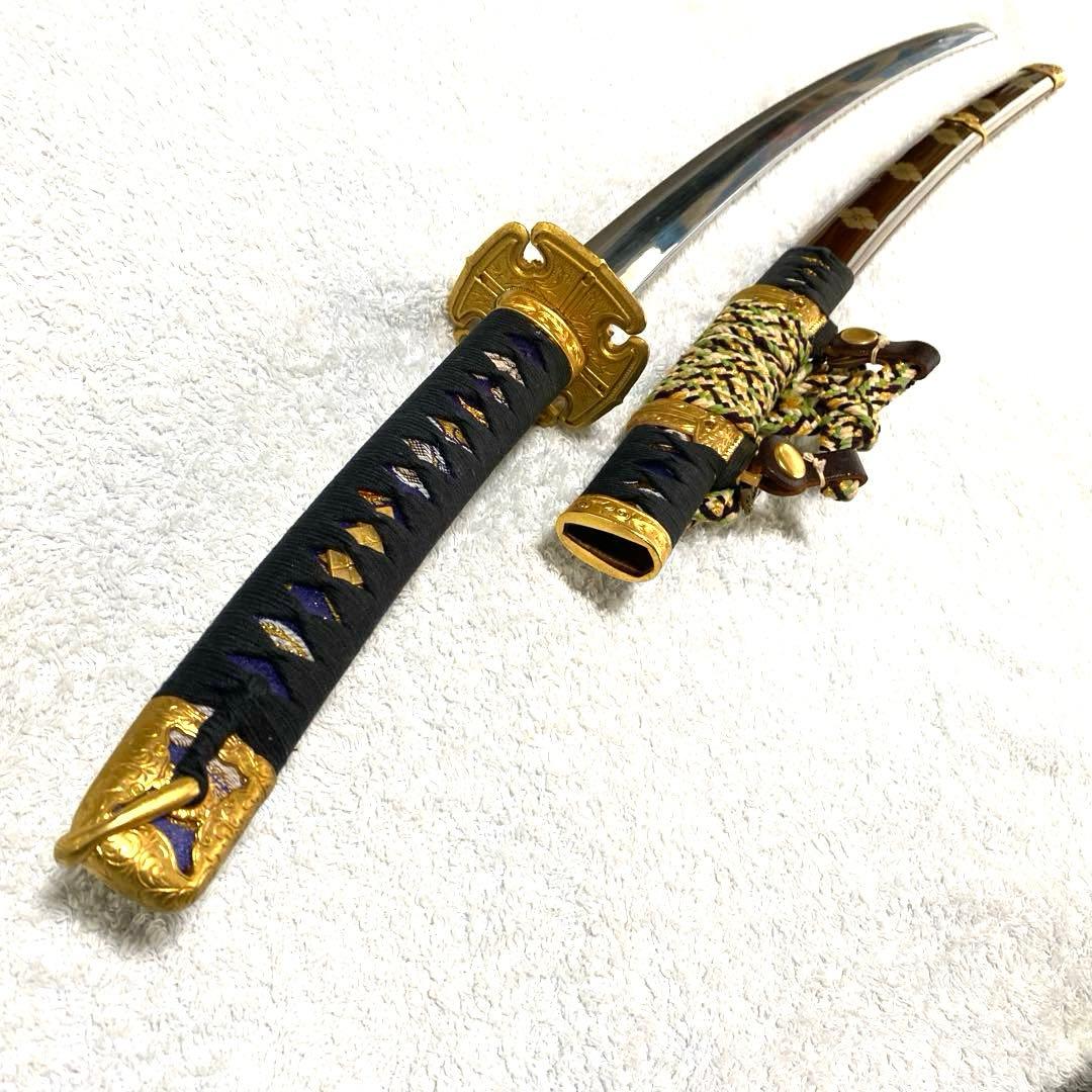 模造刀　武田信玄　来国長　陣太刀　金属刀身