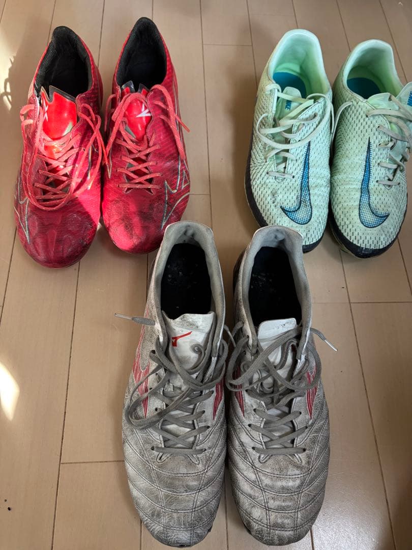 【破格】スパイク　3足セット　モナルシーダネオ　アルファ　ファントム　まとめ売り