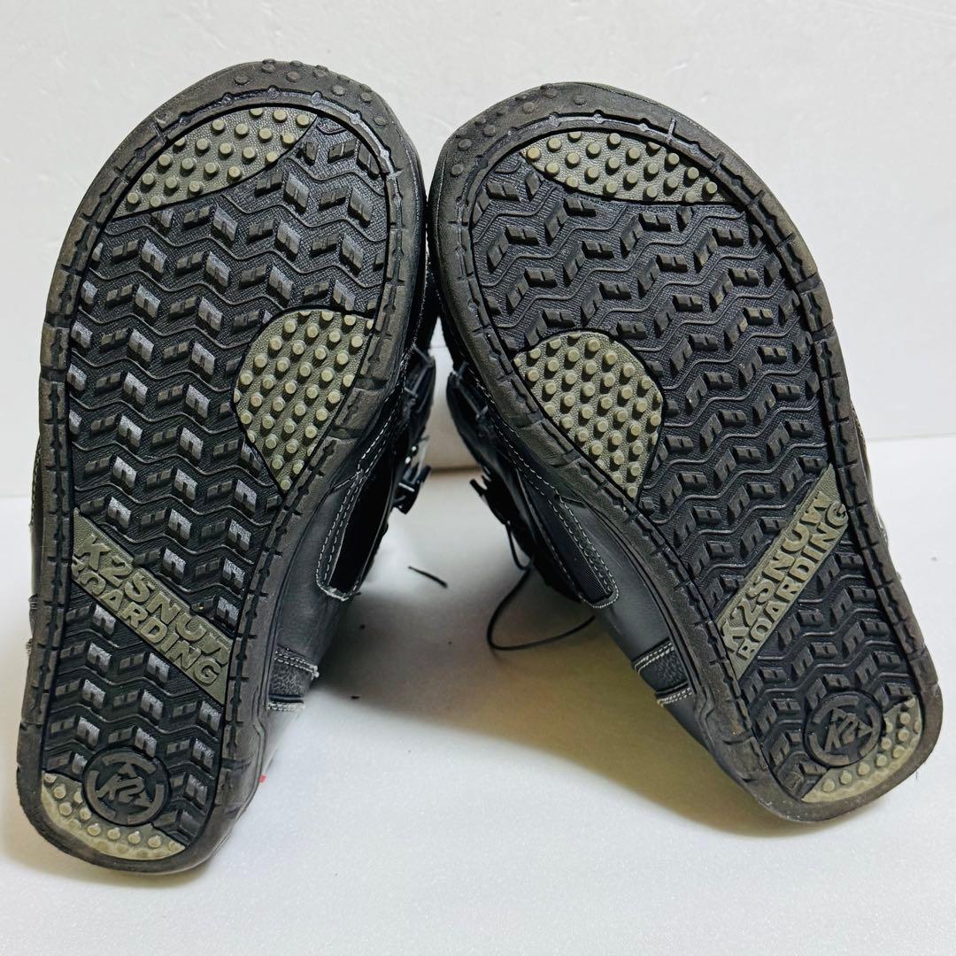 27.5cm K2 スノーボードブーツ 黒 格安激安特価初心者メンズブラック