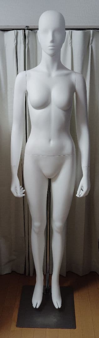 ディスプレイ用婦人マネキン　腰受け　ウィメンズ　直立　FRP　衣装展示　店舗