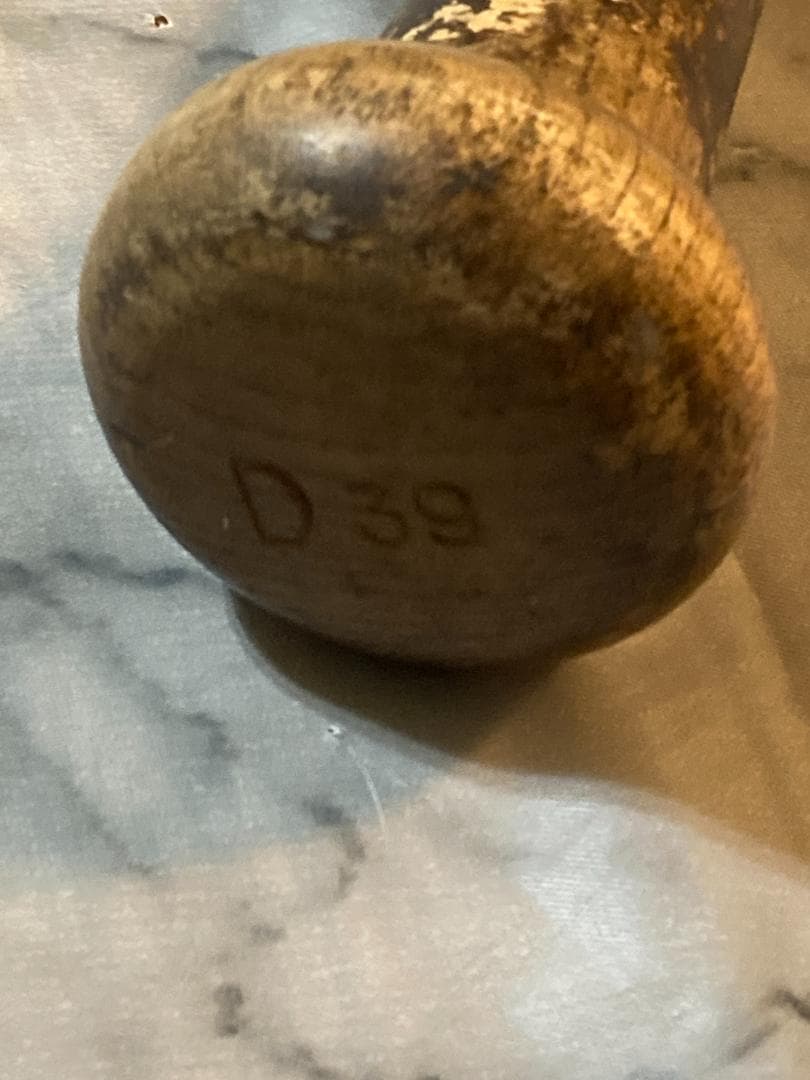 中村武志 実使用バット 直筆サイン入り