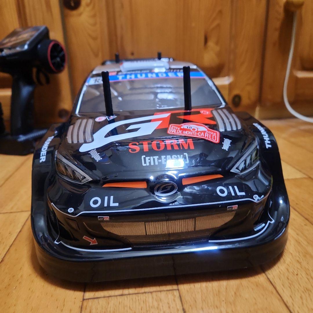 タミヤ ドリフト ラジコン フルセット　TT01 黒　ラリー　ボディ　　tt02