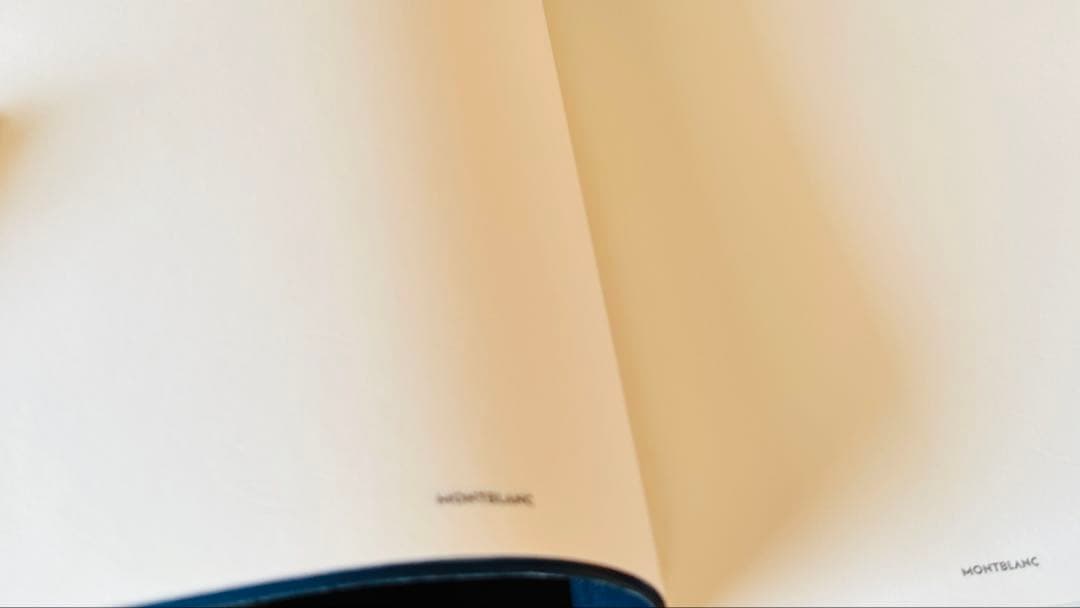【未使用】モンブラン　ノートブック無地　MONTBLANC