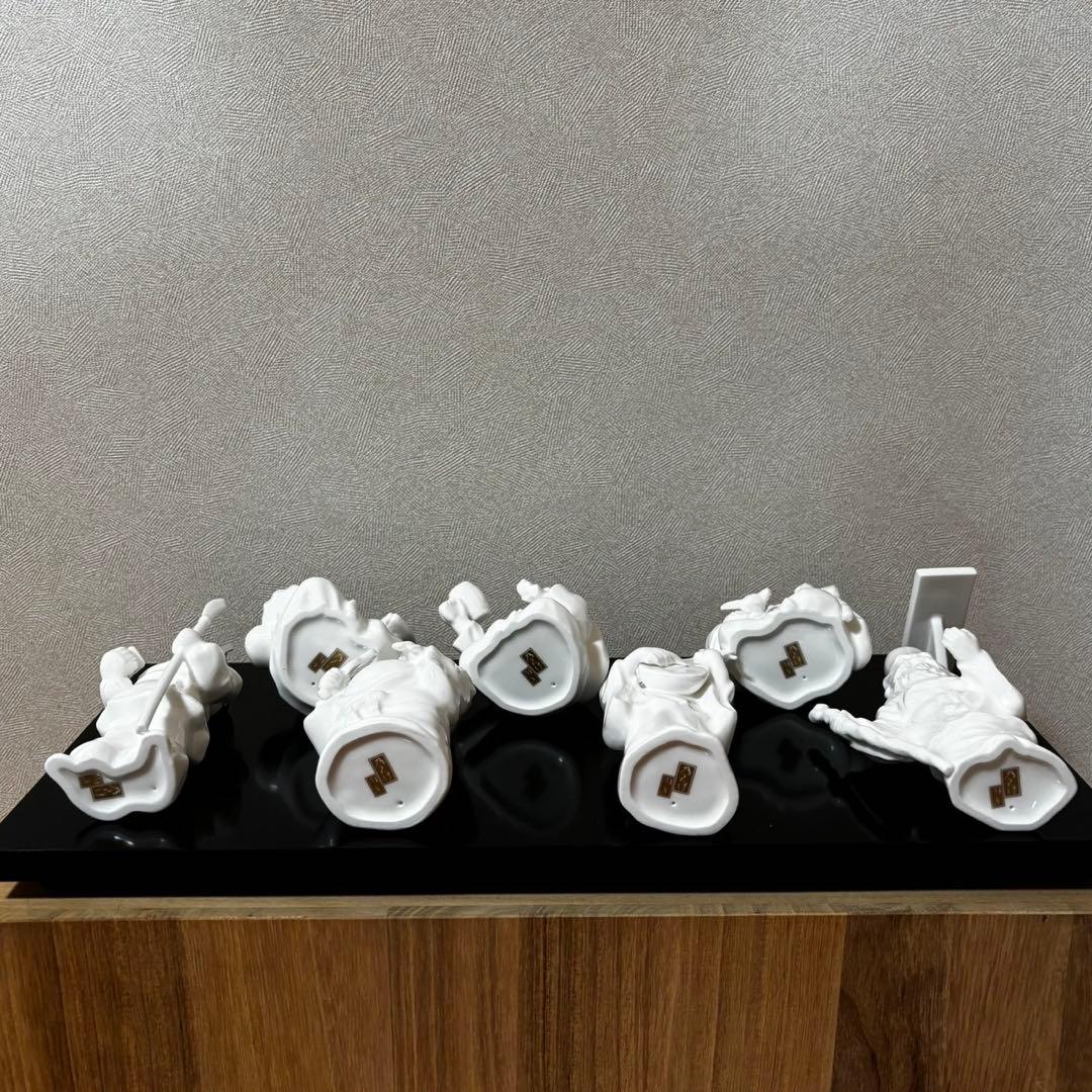 希少 Noritake ノリタケ 乃りたけ 七福神フィギュリン 白磁 置物 陶器