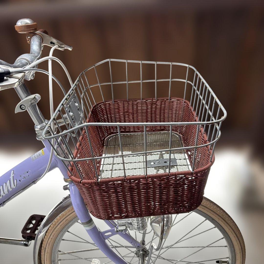 自転車本体 22インチ クロワッサン パープル ホダカ株式会社