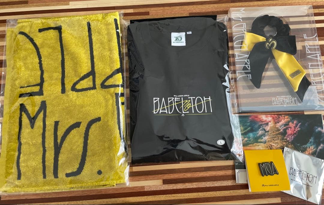 Mrs. GREEN APPLE Tシャツ・タオルセット　バベルの塔