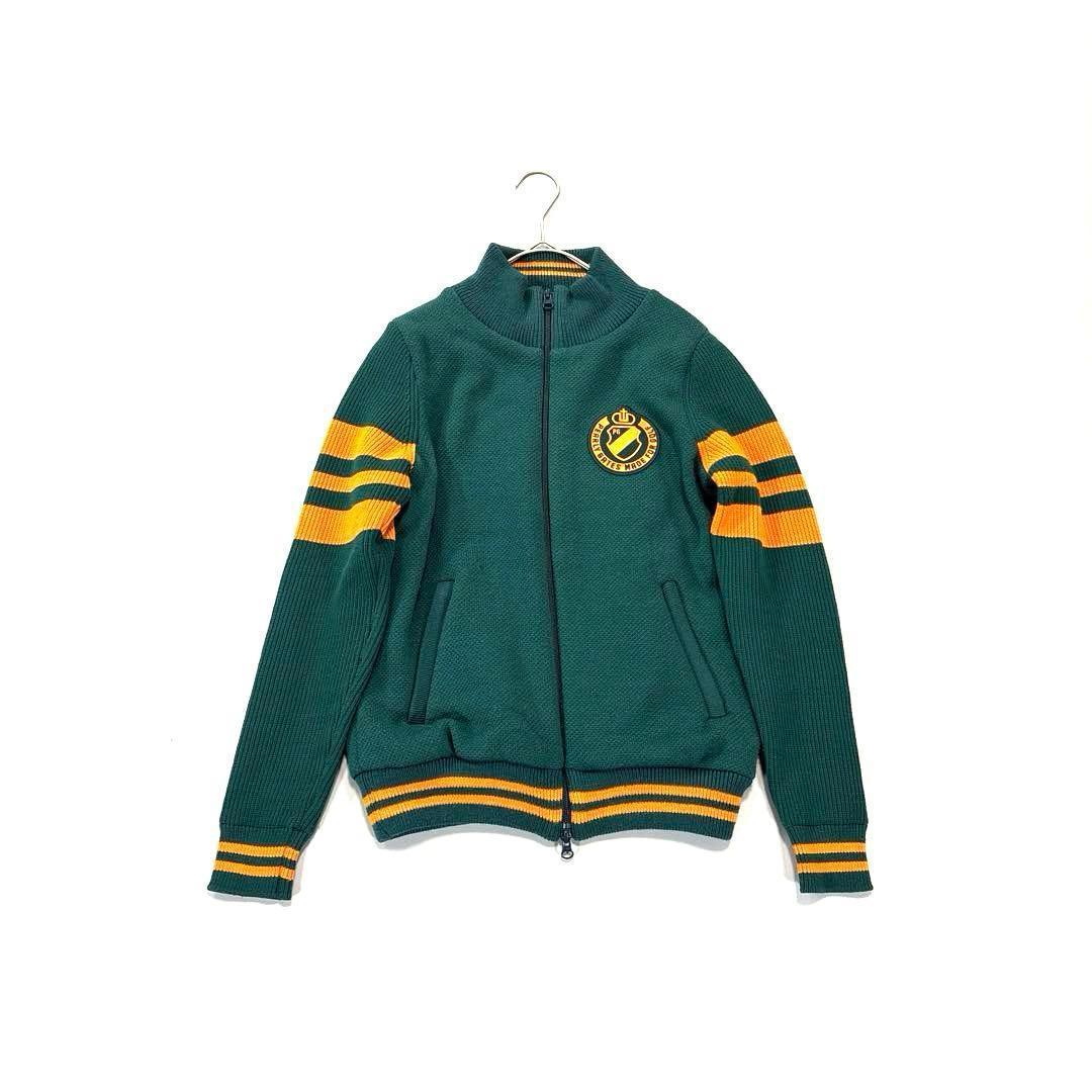 パーリーゲイツ　0/S ドライバーズニット　ブルゾン　グリーン　ダブルジップ