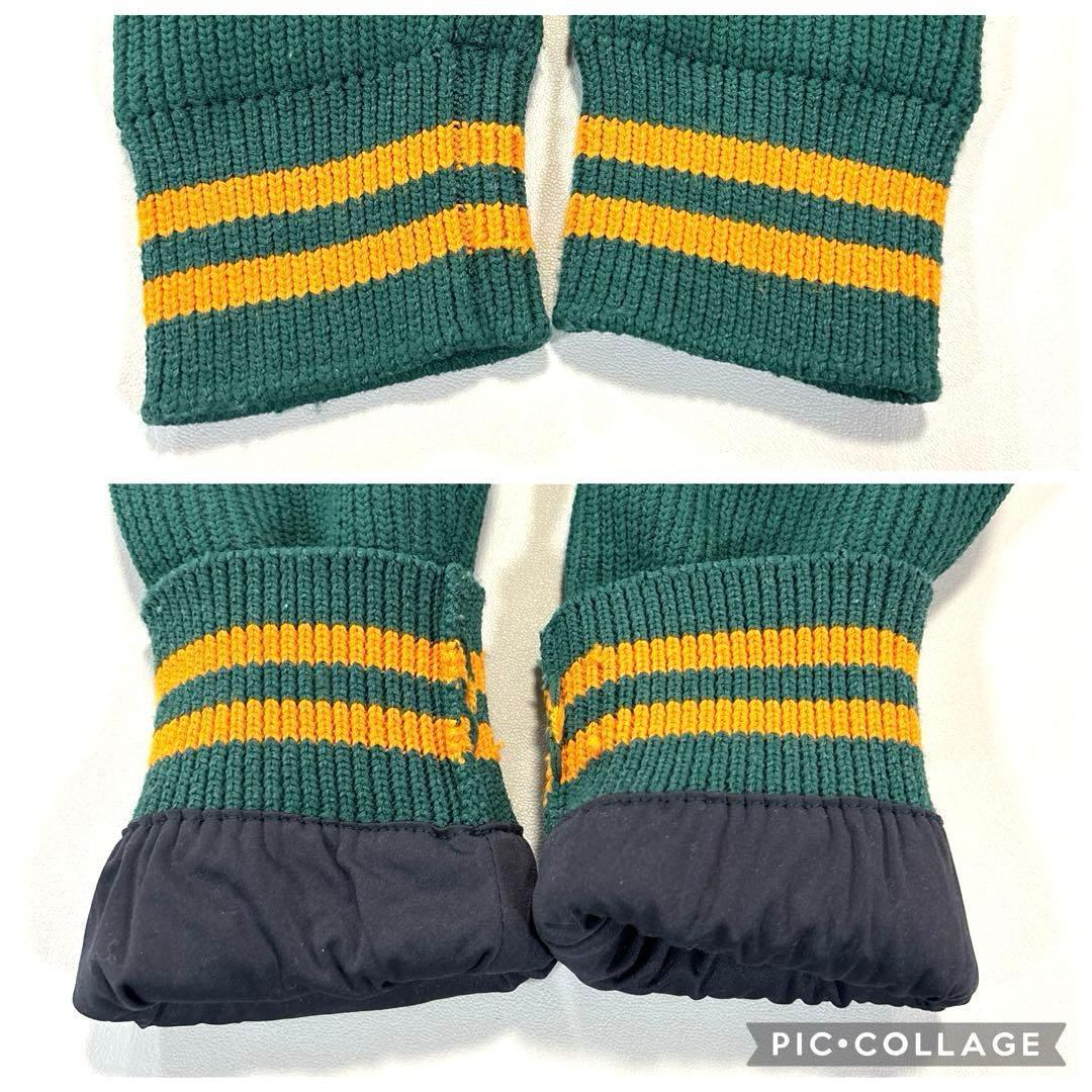 パーリーゲイツ　0/S ドライバーズニット　ブルゾン　グリーン　ダブルジップ