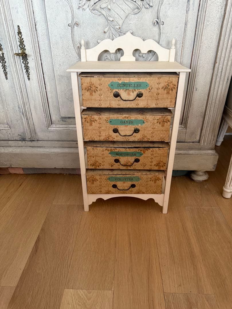 フランスアンティークレア木枠付きドゥロワー抽斗画像追加しました