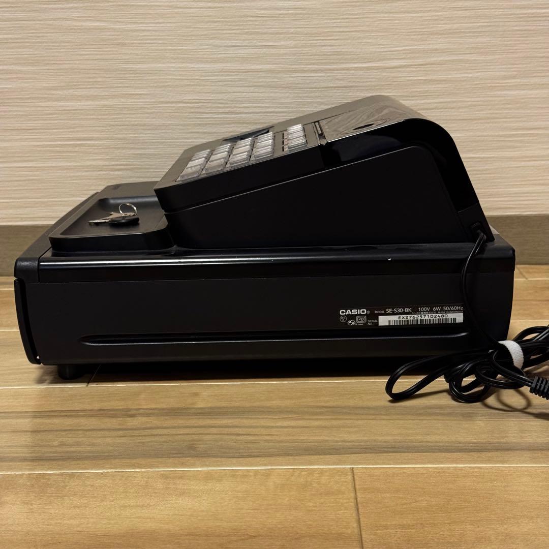 CASIO カシオ レジスター SE-S30-BK ブラック
