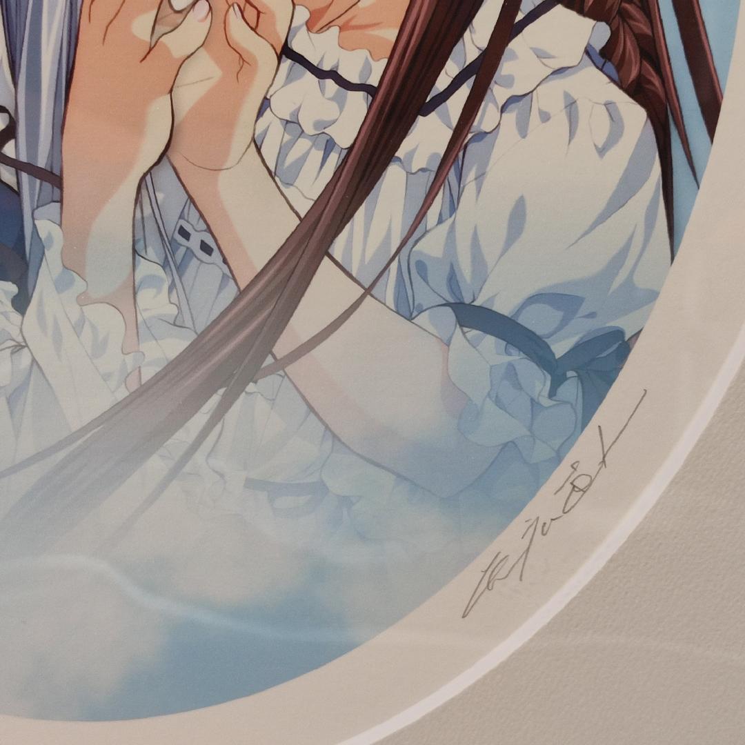 事務所　アールビバン 版画 天広直人 可憐&亞里亞 5/30 シルクスクリーン