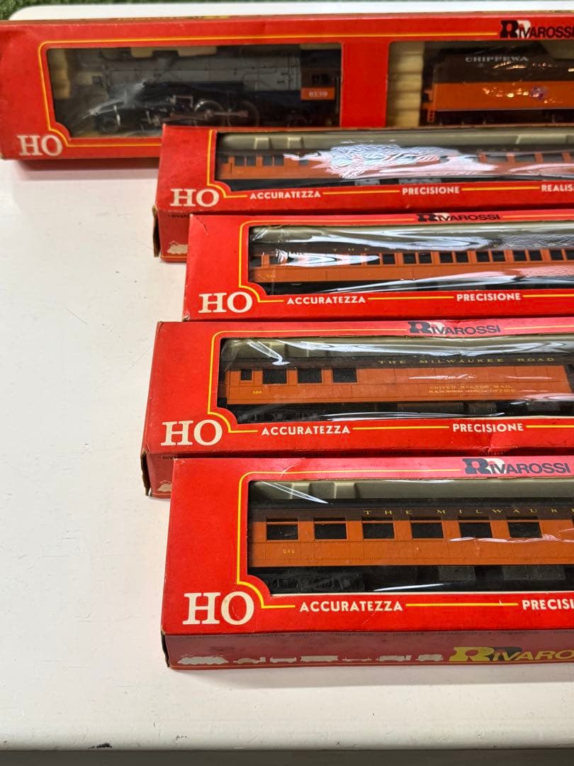 リバロッシ HOゲージ　ミルウォーキー鉄道 SL客車セット rivarossi