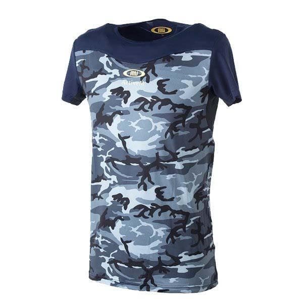 アクティブーム　ネイビー　アンダーシャツ　半袖　長袖　　迷彩柄　カモ柄 Ｍサイズ