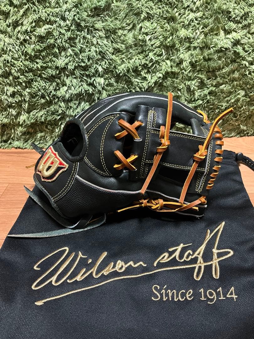 ウィルソンスタッフ デュアル 軟式内野手用87型 　ブラックスーパースキン