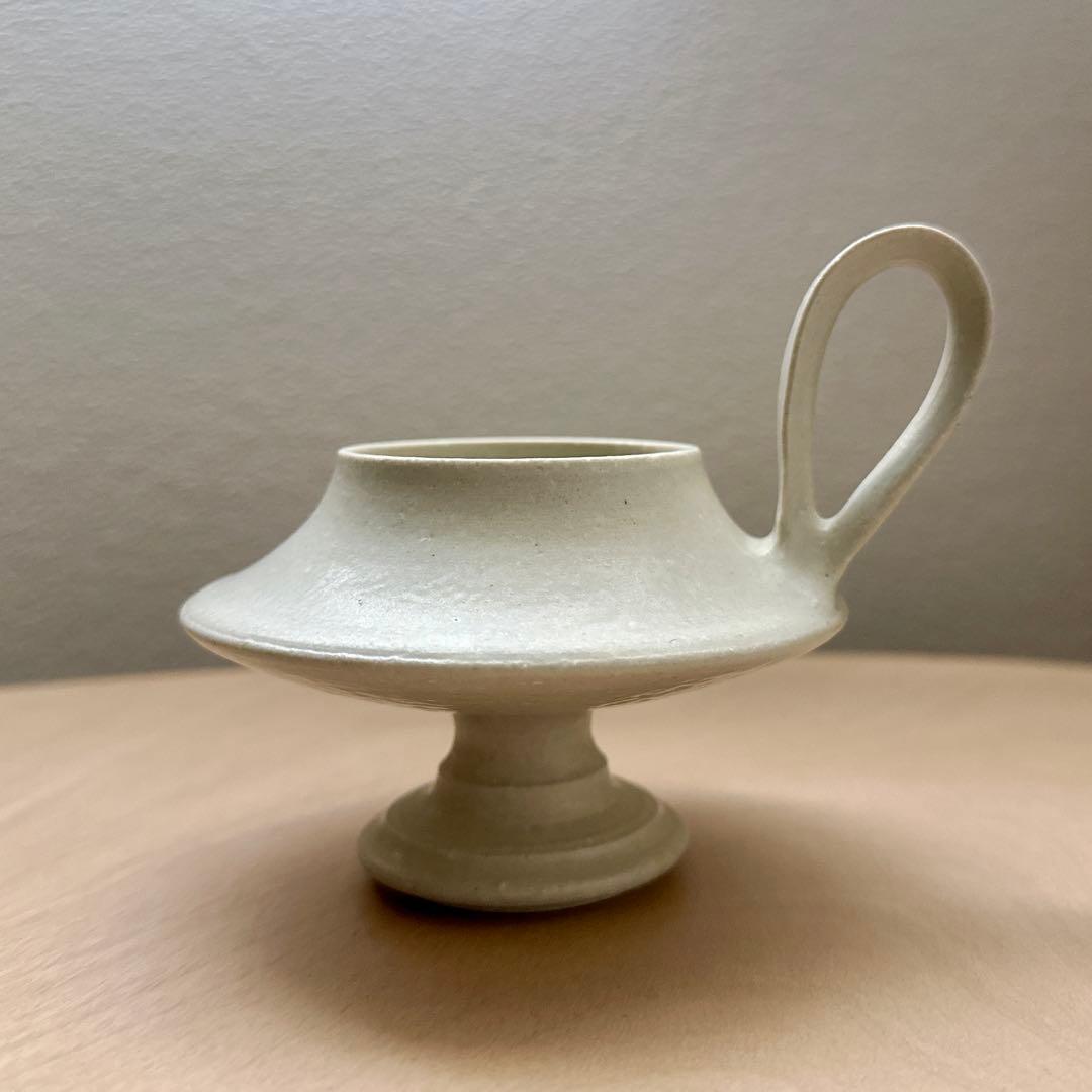 竹口要 カンデレロ　キャンドルスタンド 白