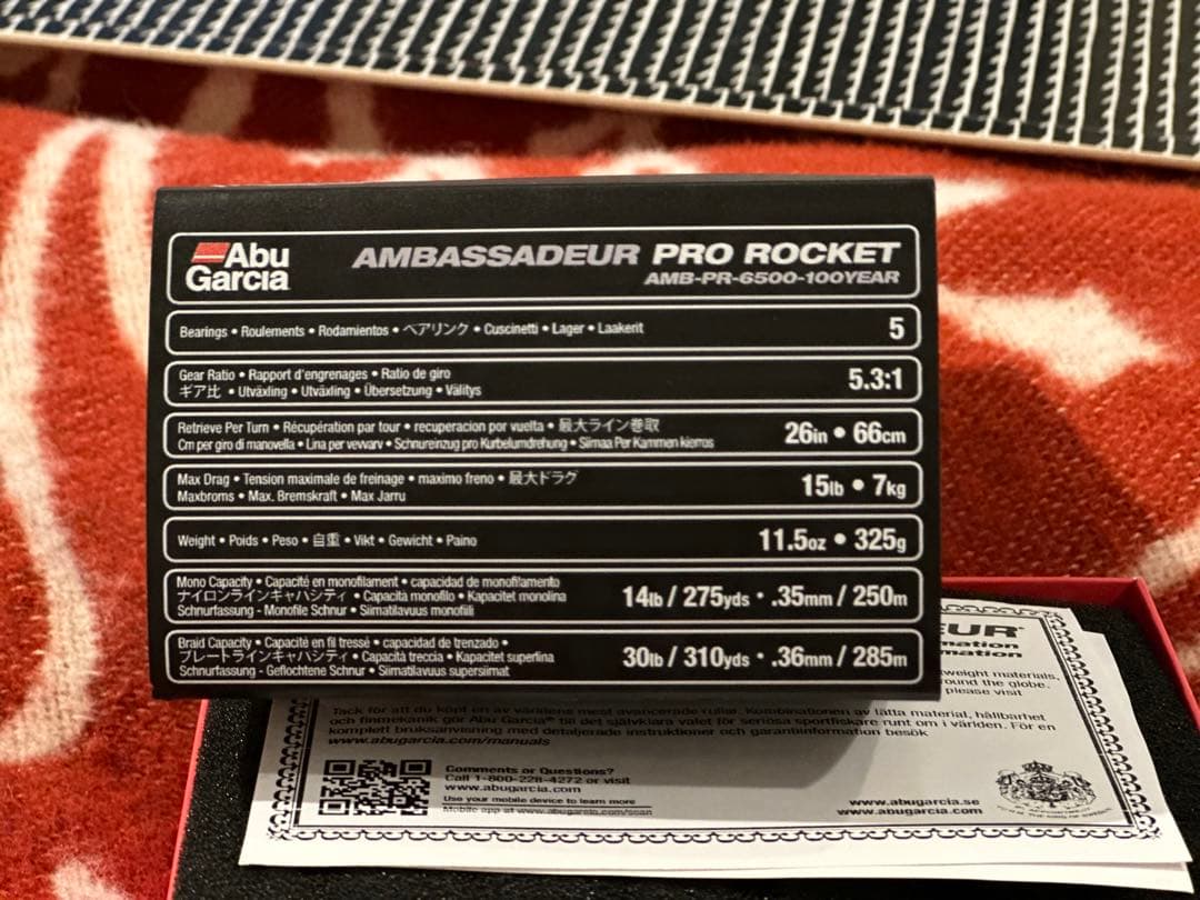 限定価格ABU PR 6500CS 100year ANNIVERSARY限定品