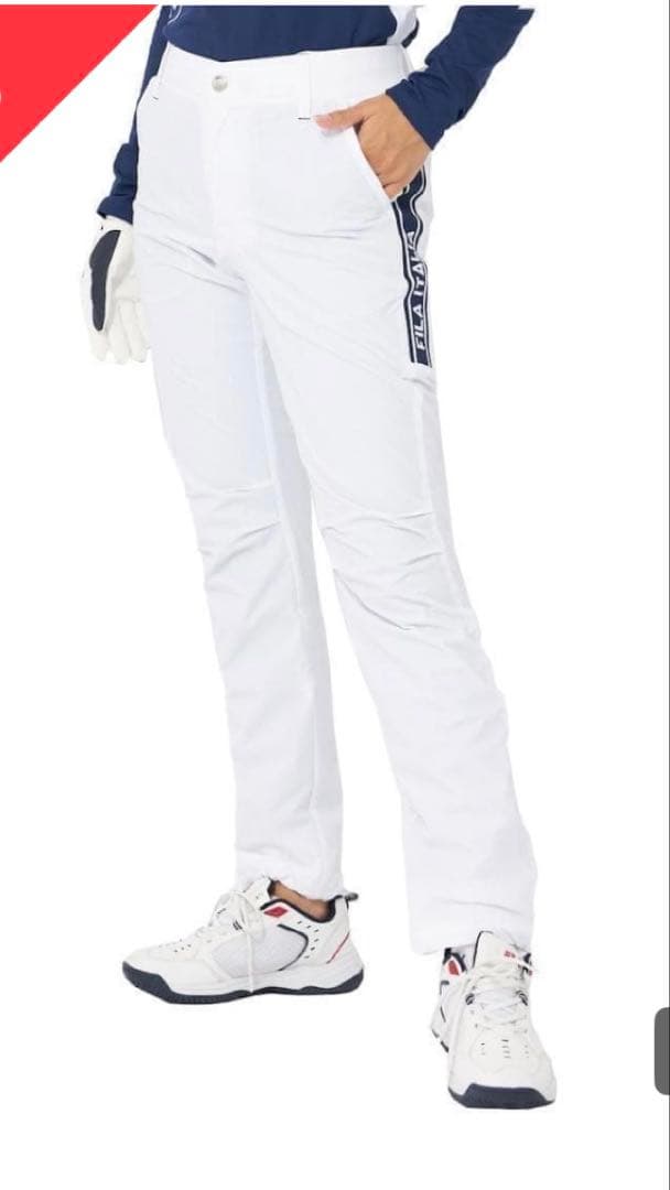 FILA GOLF水玉模様セーター　L と蓄熱パンツ　L L セット