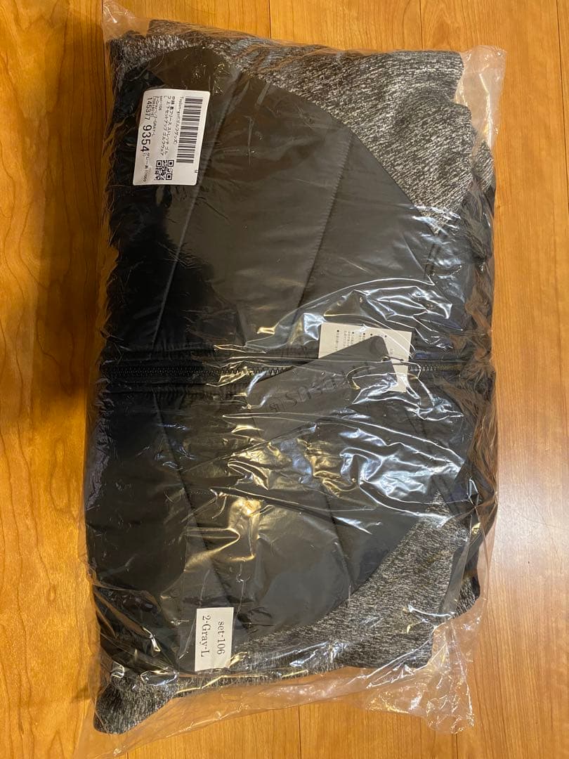 コアスウェットジャケット L 黒/グレー