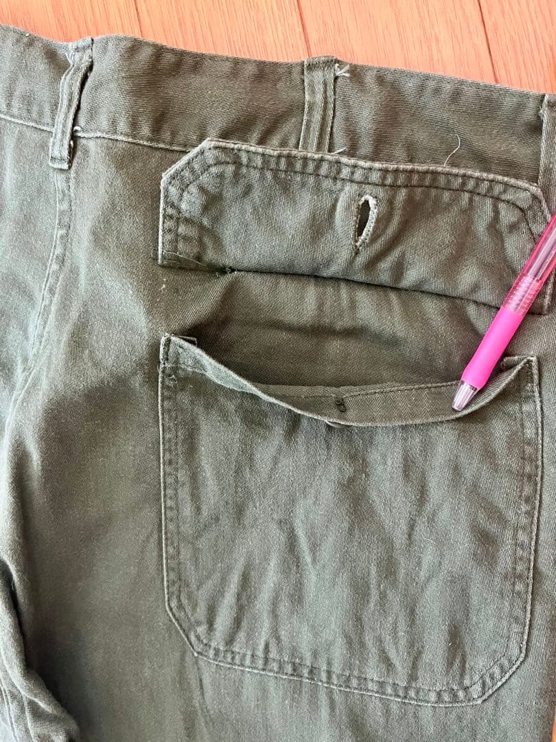 60's USMC 初期 ベーカーパンツ 陸軍と共用時の最初期 P58後発モデル