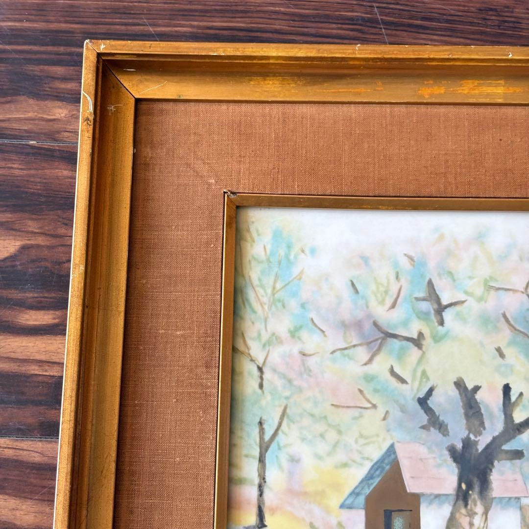 堂本印象 ノリタケ エレガンス NORITAKE 陶板画 額装 B