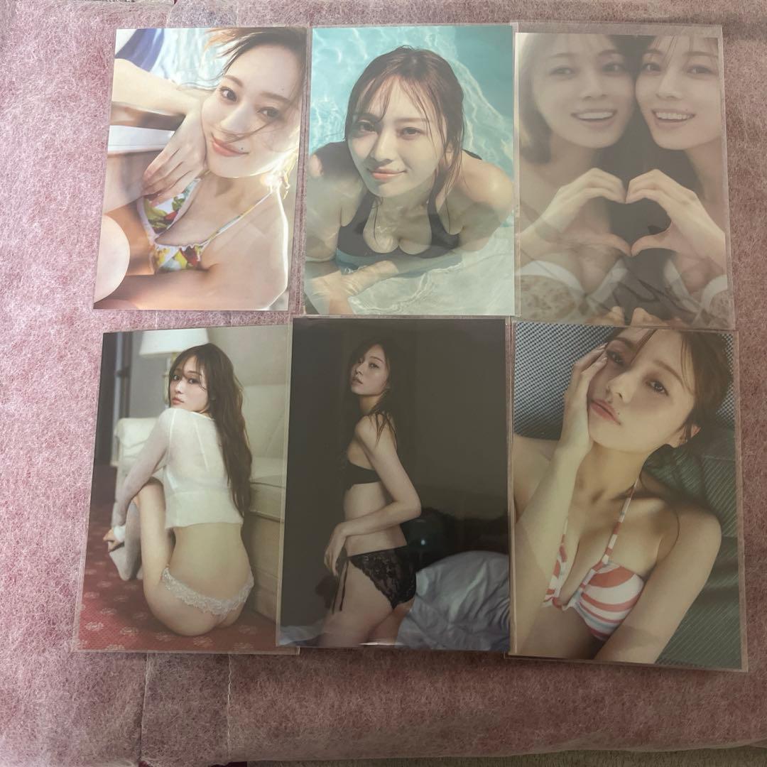 梅澤美波　写真集　封入.書店特典ポストカード、クリスマスカード、応募券5枚セット