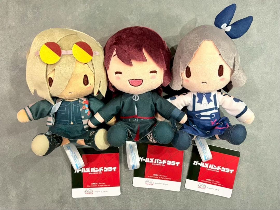 ガールズバンドクライ ふわぷちぬいぐるみ vol.2 全3種セット