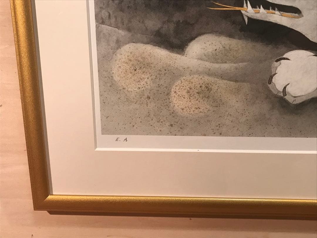 上村淳之　「辰」　リトグラフ　直筆サイン・落款・エディション・作品証明シール有り