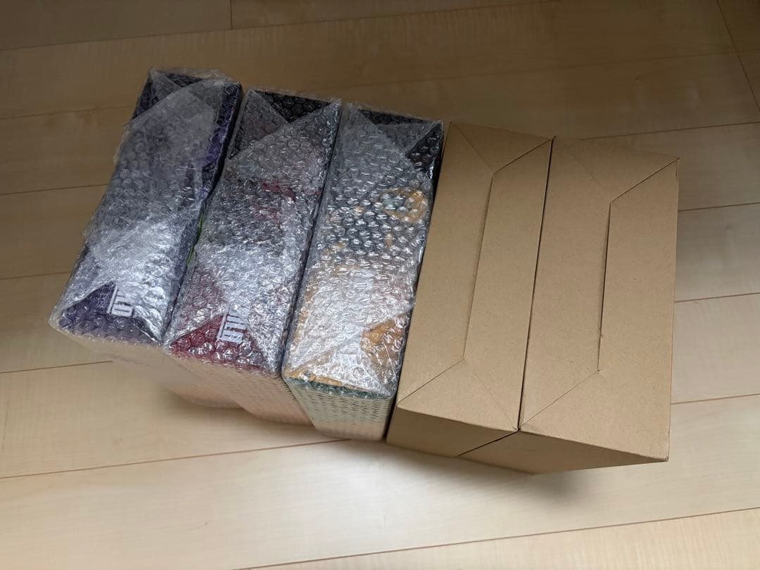 【未使用新品】LBUILD エヴァンゲリオン5体　+ 武装セット