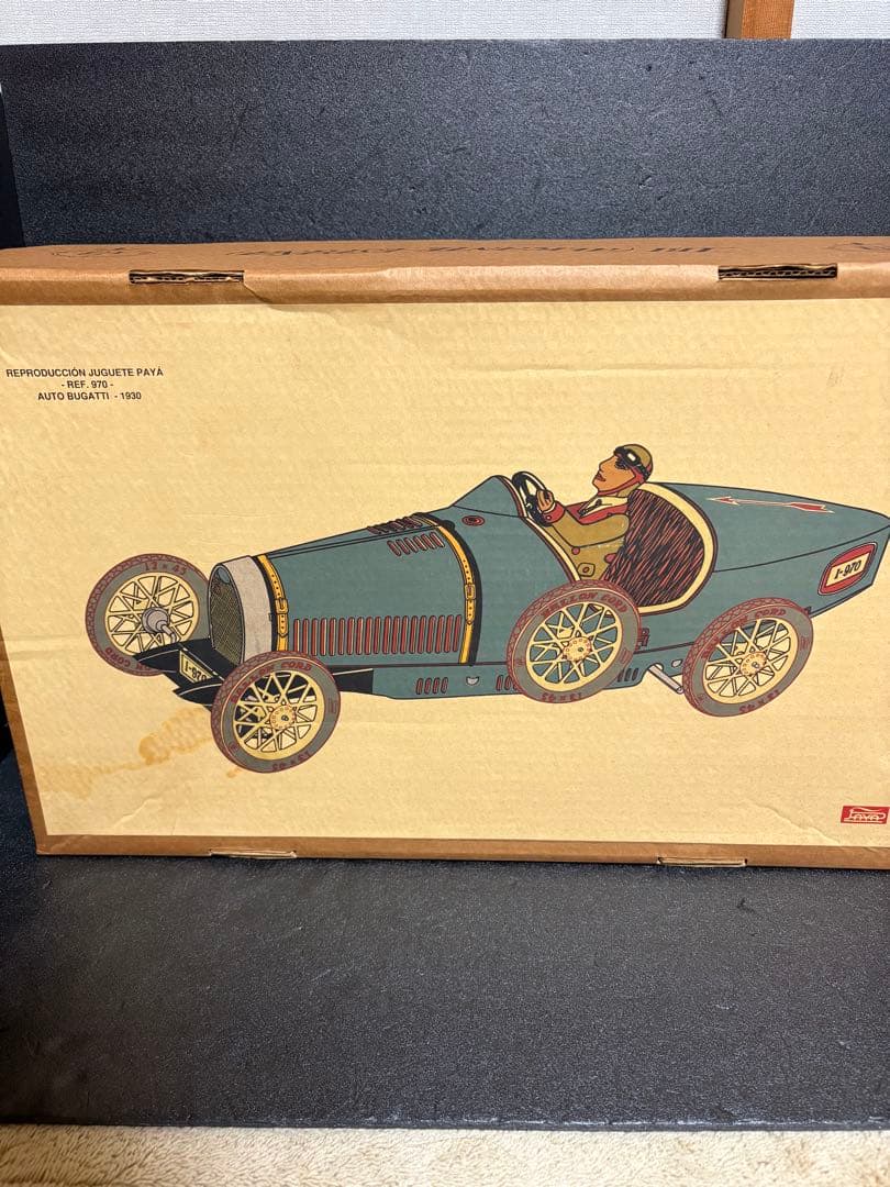 ★PAYA・パジャ★ブガッティ1930:ゼンマイで動きます：箱・保証書付き