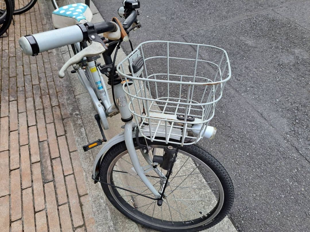 ブリジストン bike 22インチ　ビッケ　子供用自転車 グレー