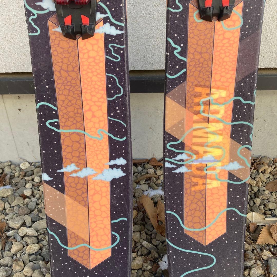 ARMADA ￼VJJ スキー板　165cm ツアービンディング　シール付き
