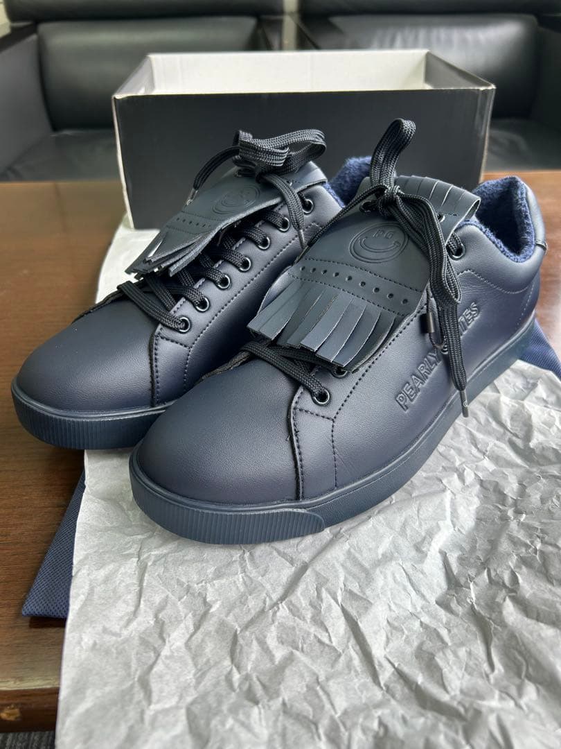 PEARLY GATES ネイビー ゴルフシューズ 27.0cm