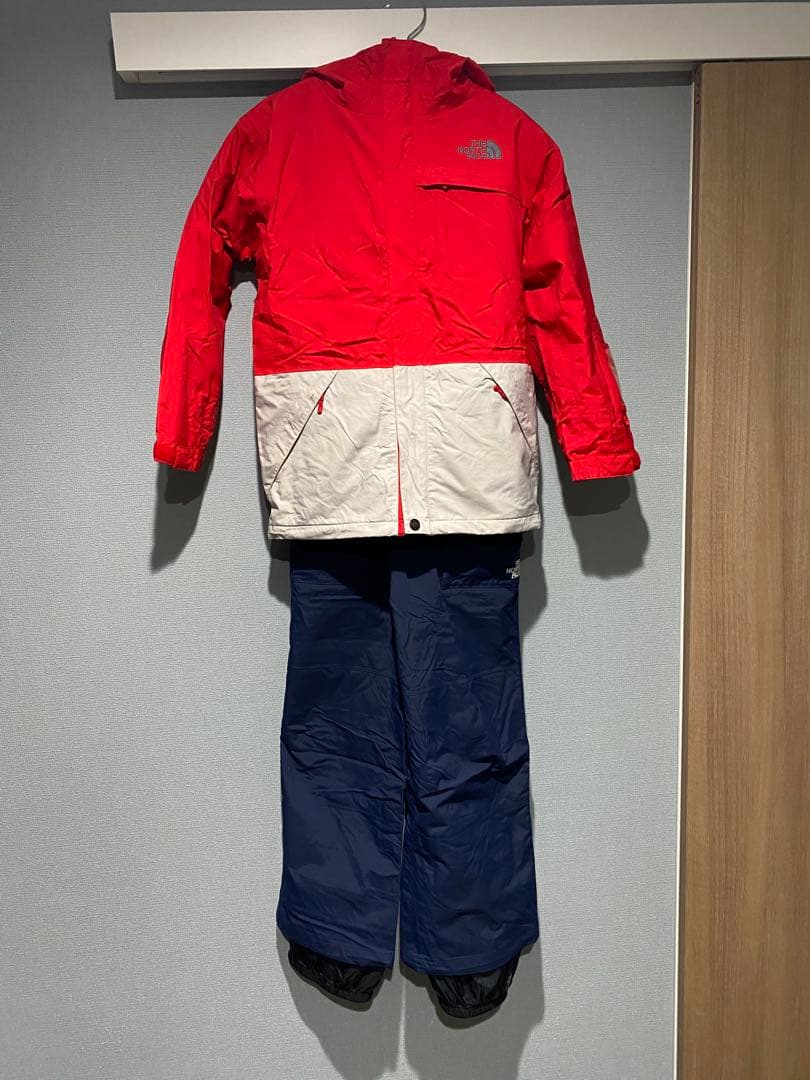 キッズTHE NORTH FACE スノーボードオーバーオール ネイビー140
