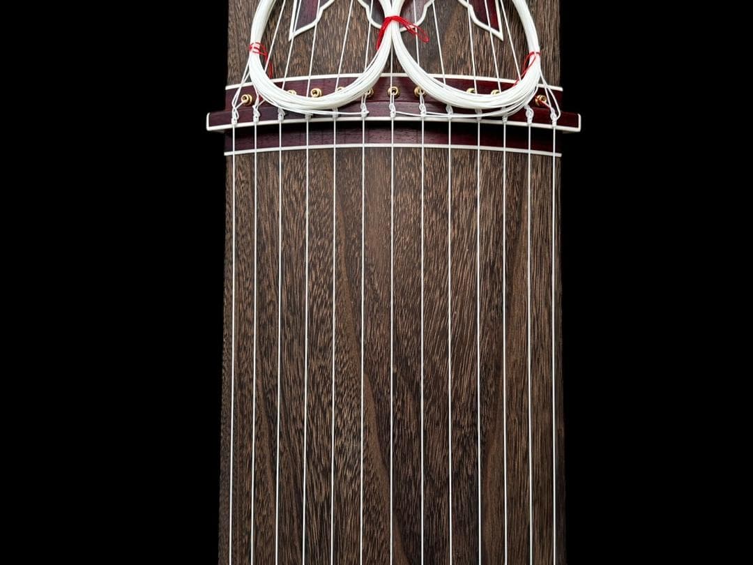 送料込 お琴 爪 琴柱 蒔絵 文化琴 和楽器 弦楽器 13弦 伝統楽器 カバー付