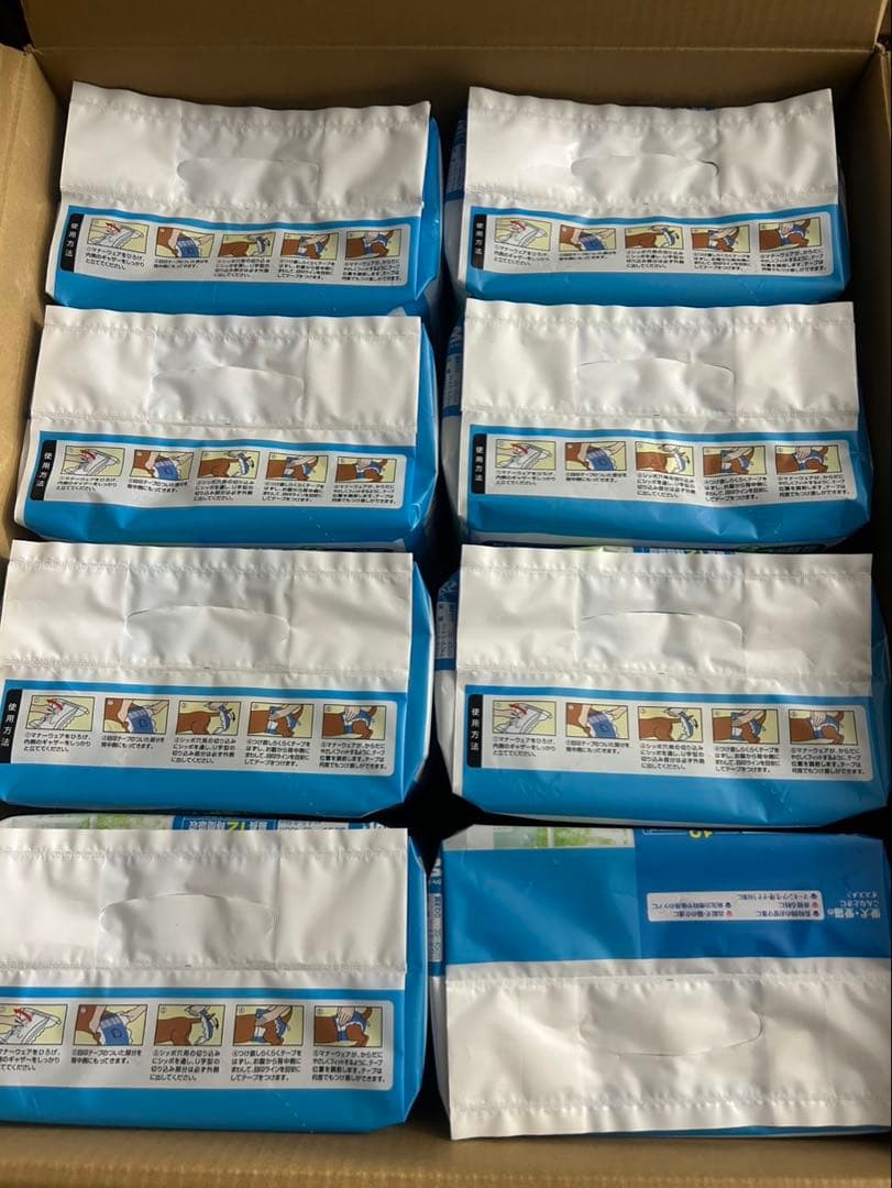 ユニチャーム マナーウェア Mサイズ 28枚入り×8袋(1袋1,875円)いぬ用