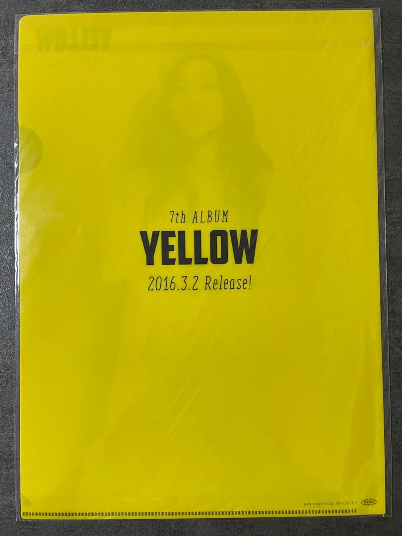 SCANDAL YELLOW TOMOMI クリアファイル 未開封