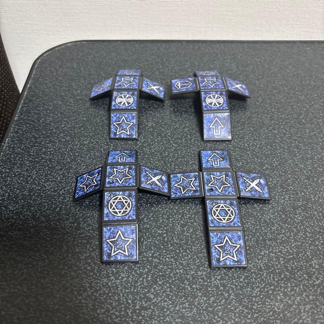 (傷あり、説明書無し、一体破損)ダンジョンダイスモンスターズスターターセット