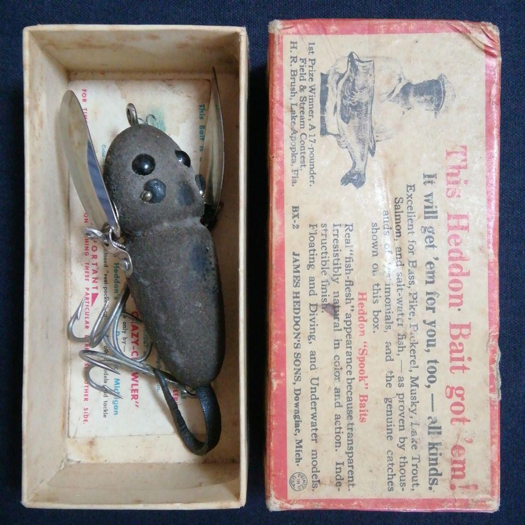 オールド　ヘドン　クレイジークローラー　ファーフィニッシュ　GMカラー 箱入り❗