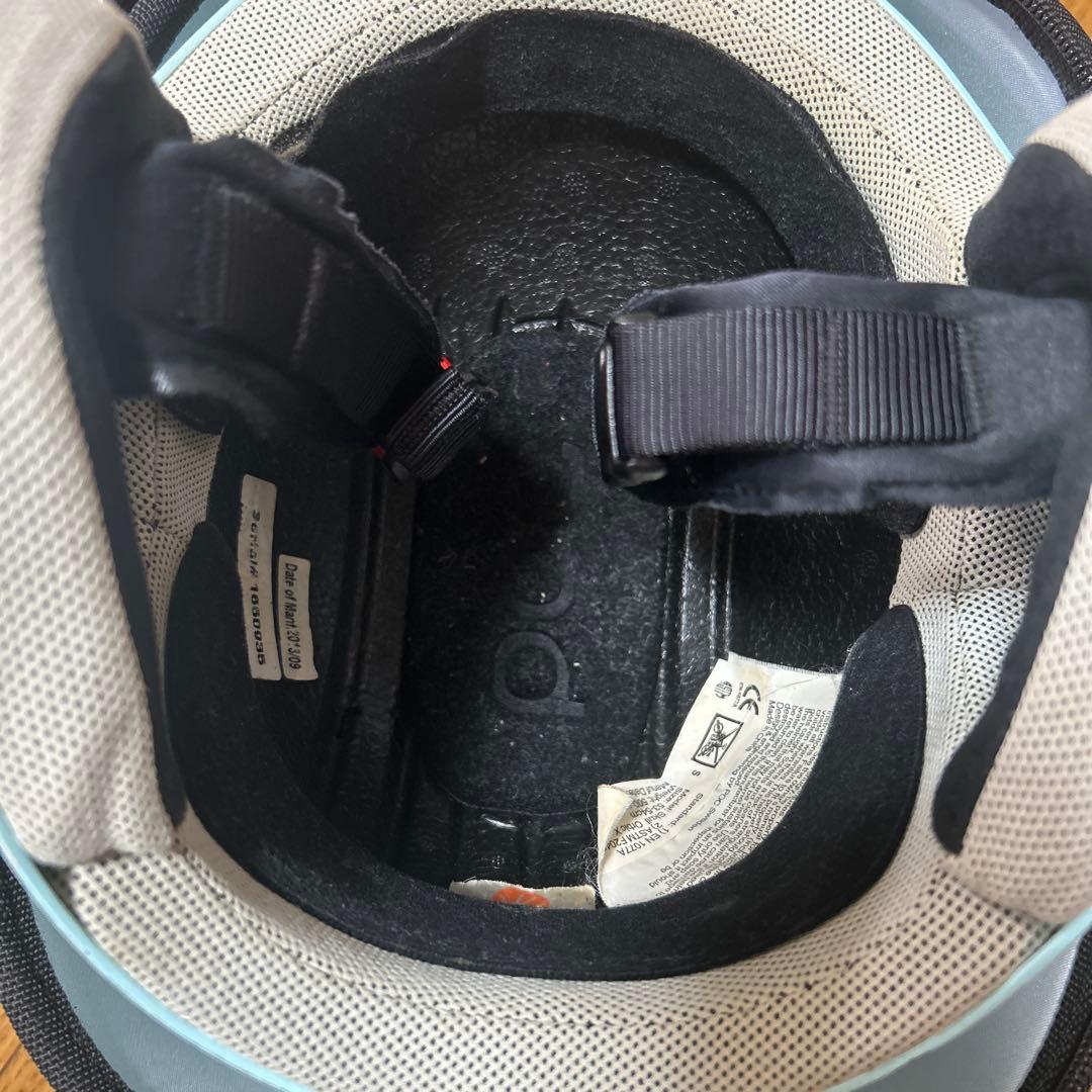 POC ヘルメット 水色 FISマーク付き ケース付き